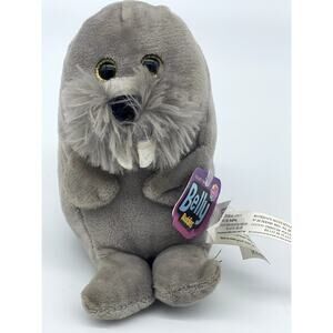Nanco Belly Buddies Plush Buddy Walrus with Tags 5.5" Stuffed Animal toy